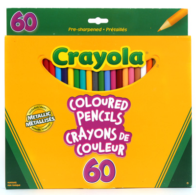 Crayola 672060 Coloured Pencils - 60/pack